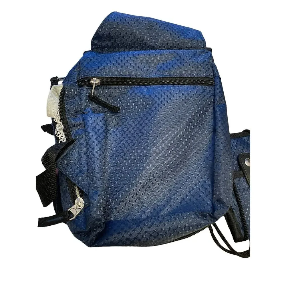 Heys Travelmate V3 Crossbody Sling Bag Unisex Organizer Lined Nylon Blue‎ Pouch